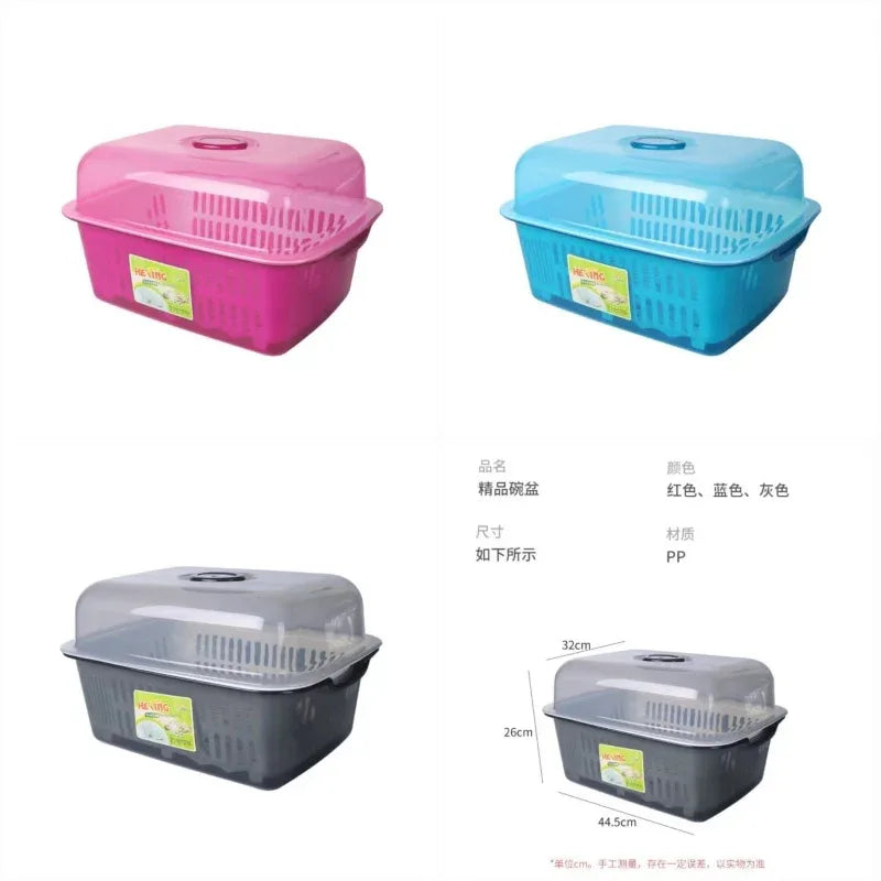 Dish Drainer Rack With Lid - Prozone