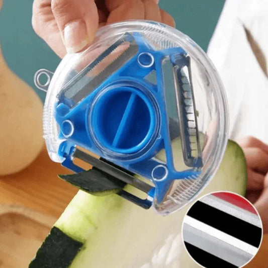 Rotatory trio vegetable peeler with box - Prozone