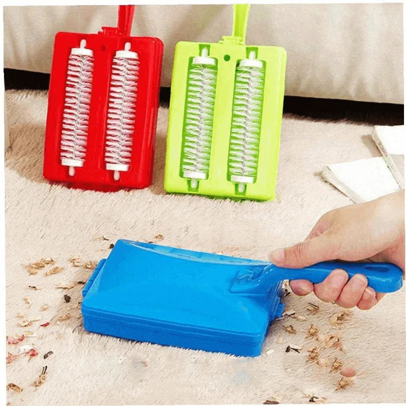 Handheld double roller carpet brush - Prozone
