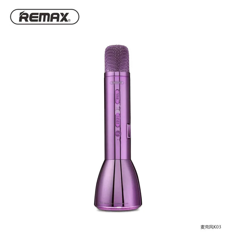 Remax pc k03 wireless microphone bluetooth speaker - Prozone