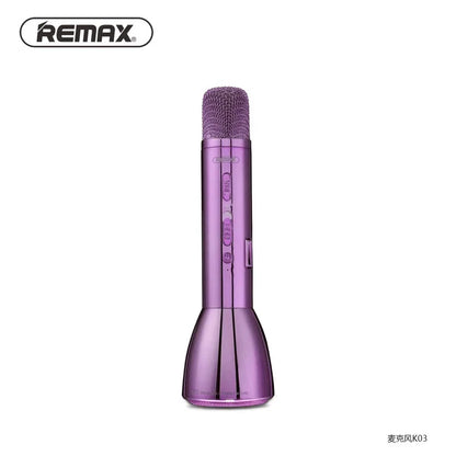 Remax pc k03 wireless microphone bluetooth speaker - Prozone