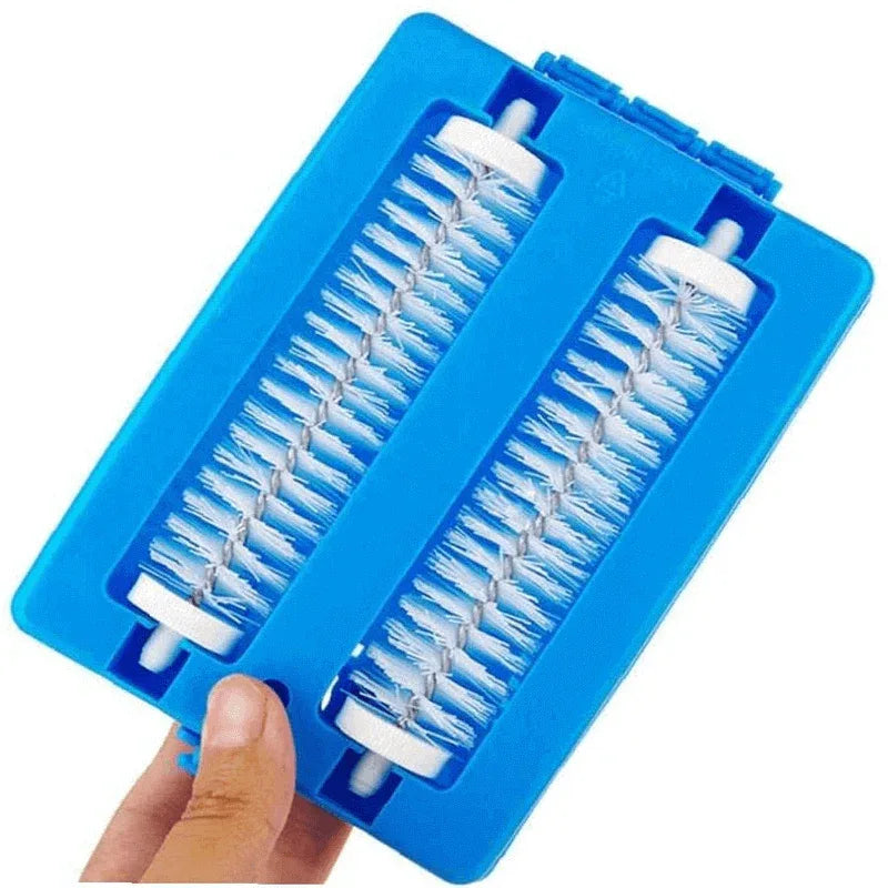 Handheld double roller carpet brush - Prozone