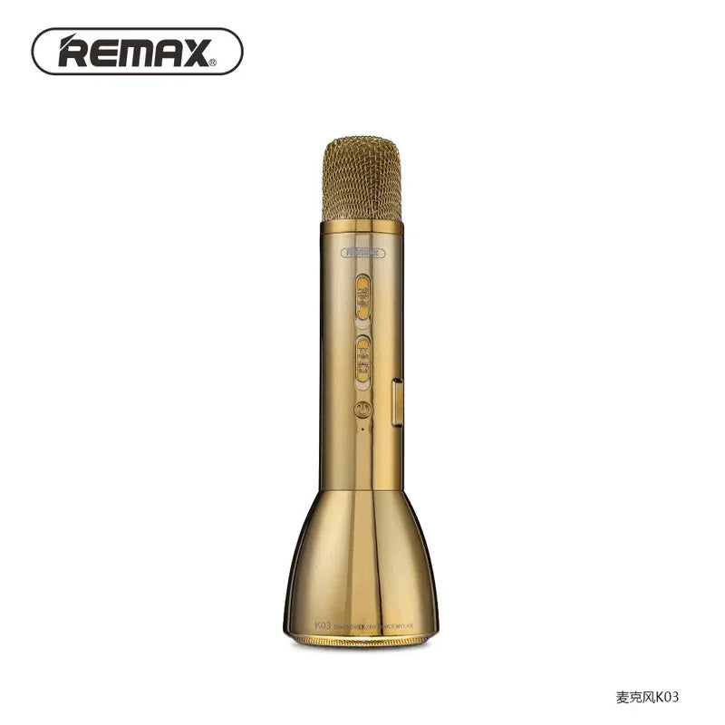 Remax pc k03 wireless microphone bluetooth speaker - Prozone