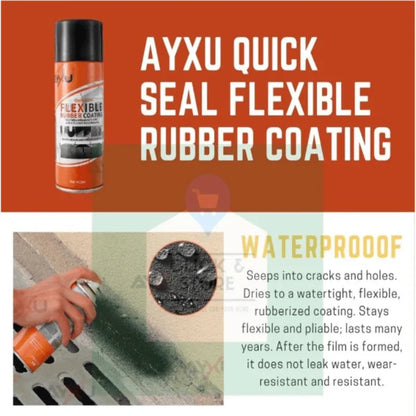 Rubber coating spray flexible leak sealant waterproof - Prozone