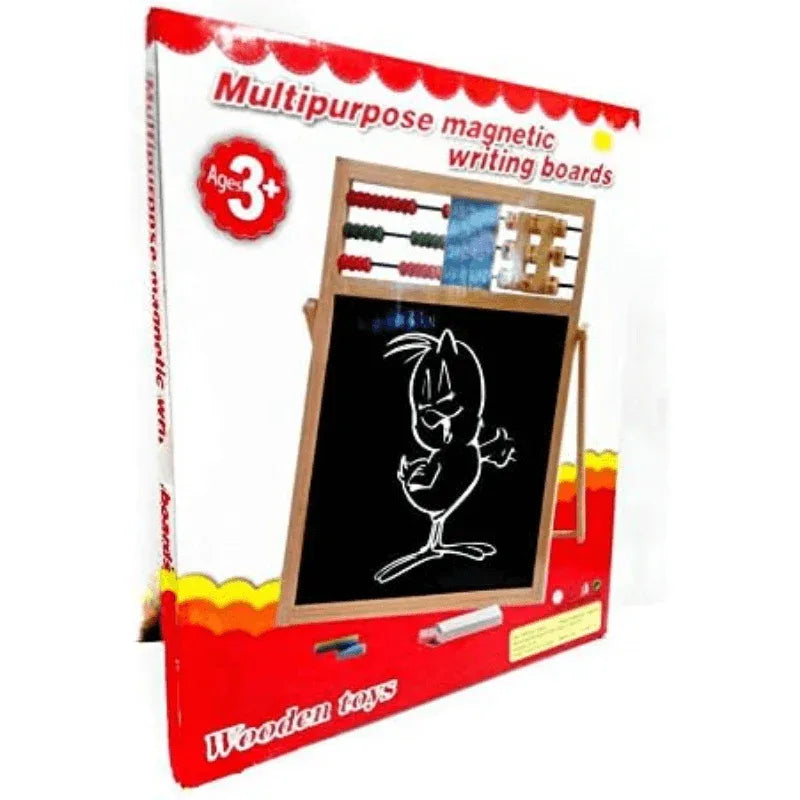 Dual sided learning magnetic wooden board - Prozone