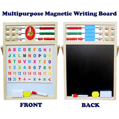 Dual sided learning magnetic wooden board - Prozone