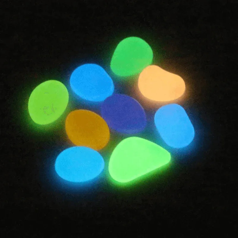Glow in the dark fairy light pebbles for aquarium - Prozone