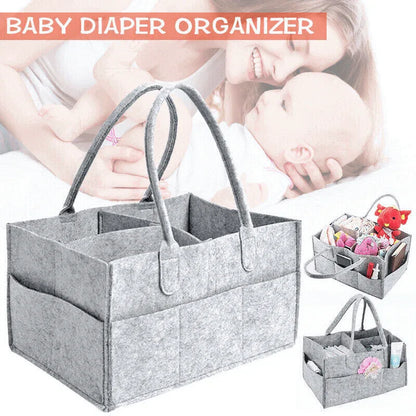 Baby diaper caddy organizer nursery felt bag - Prozone