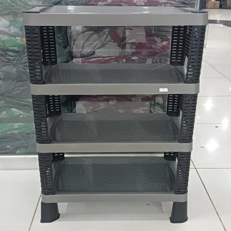 3 Shelf Plastic Standing Rack Shelf - Prozone