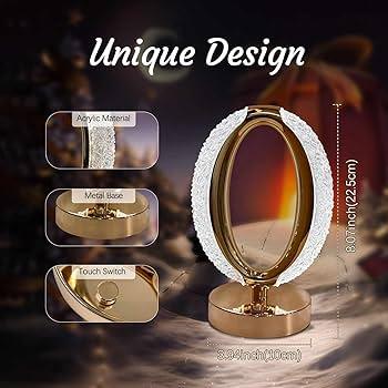Modern Mood Light Crystal Acrylic Table Lamp - Prozone