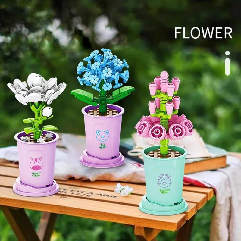 Flower Bouquet Potted Building Block - Prozone