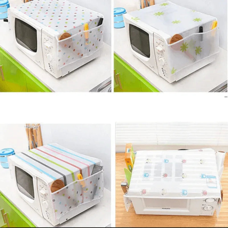 Microwave oven cover with pockets - Prozone