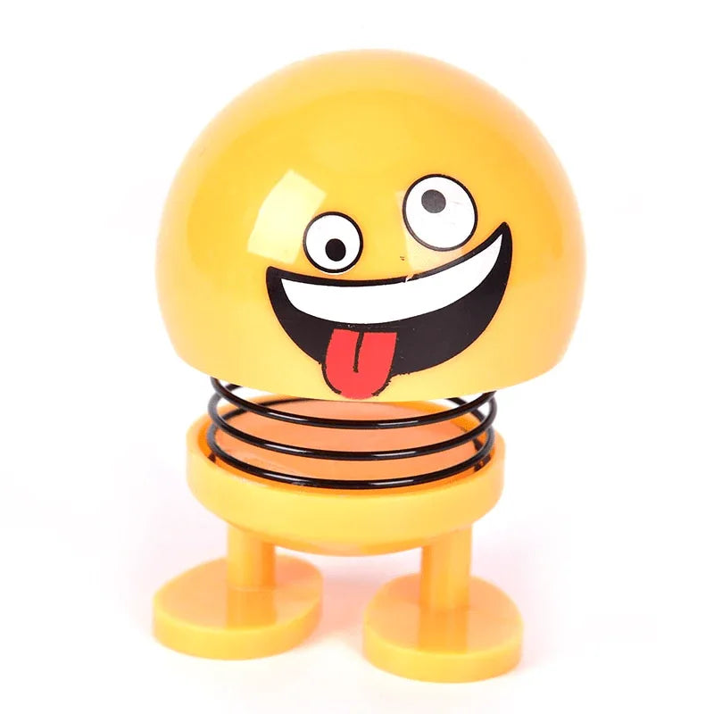2 pcs funny shaking head bouncing car pendant doll - Prozone