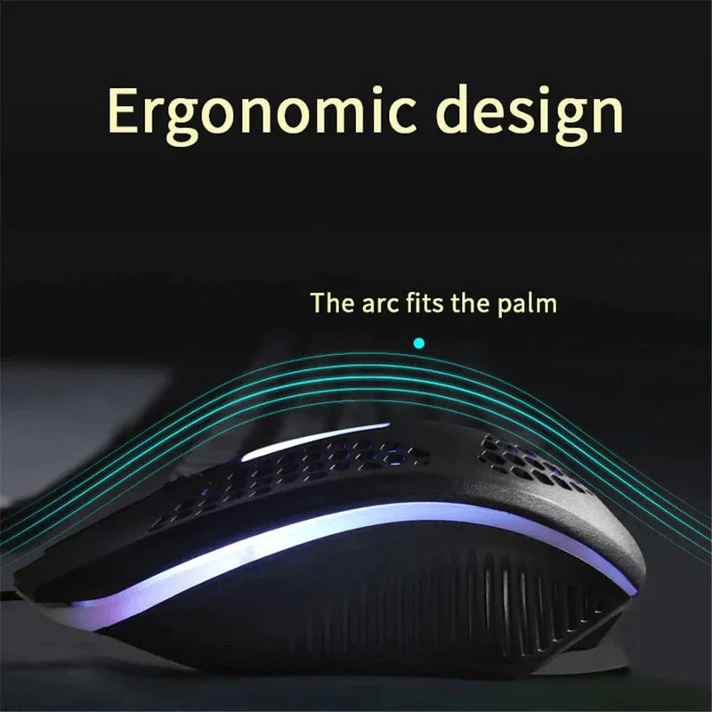 L601 luminous color usb fashion wired mouse - Prozone