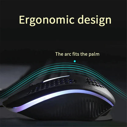 L601 luminous color usb fashion wired mouse - Prozone