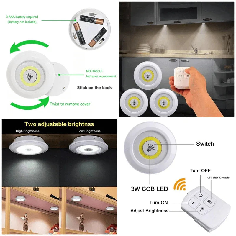 Led lights with wireless remote control - Prozone