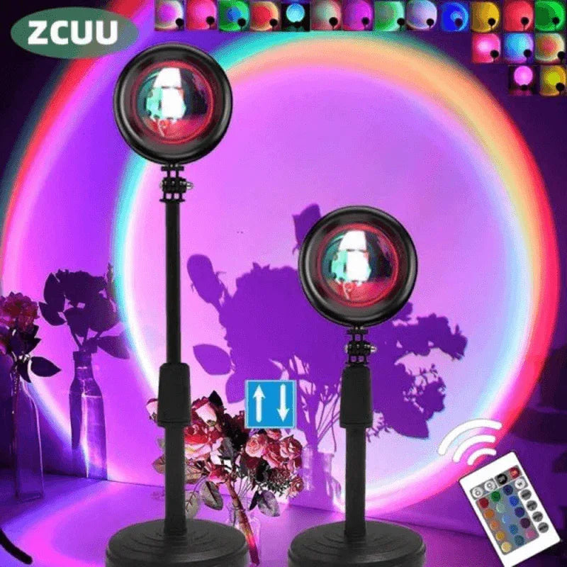 Rgb sunset lamp projection led night light - Prozone