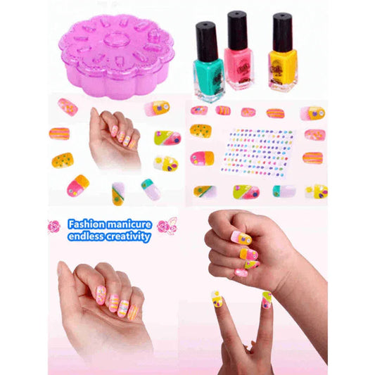 Nail art studio girls sparkling nail kit - Prozone