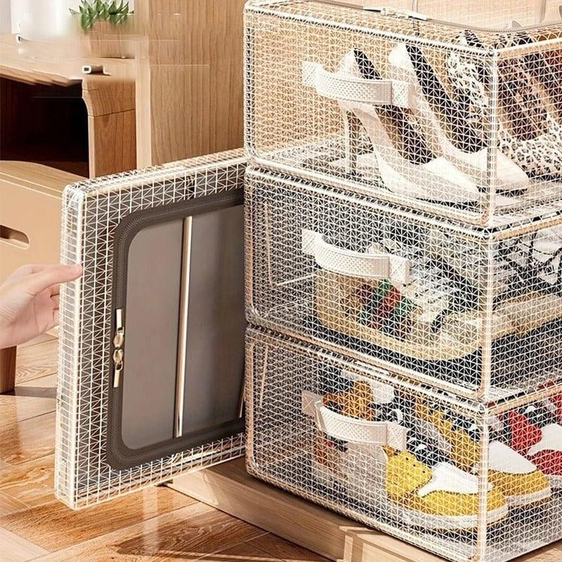 Shoe Storage Box With Steel Frame Large Rack - Prozone