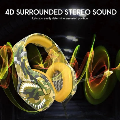 Onikuma gaming headset k1 b pro stereo sound noise cancelling - Prozone