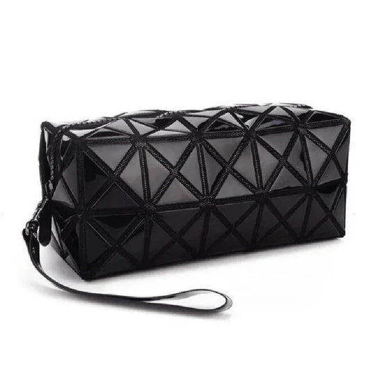 Geometric design pvc makeup pouch - Prozone
