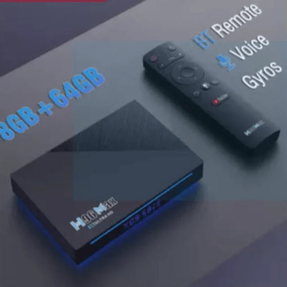 Smart box h96max 8gb+ 64gb quad core 4k ultra hd - Prozone