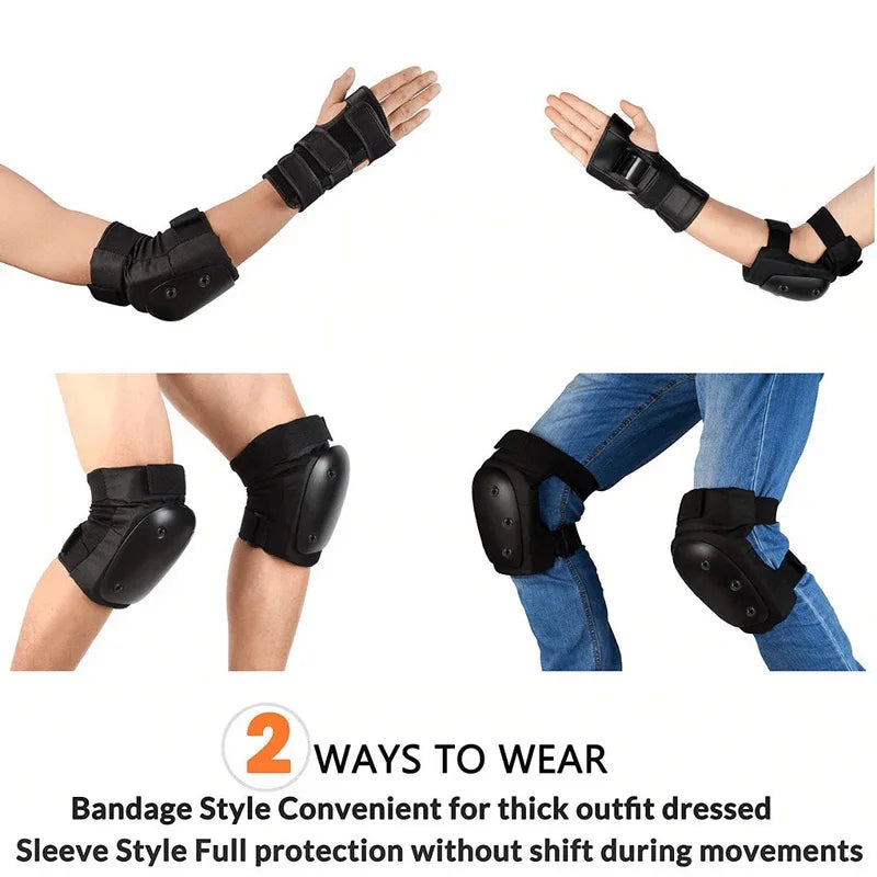 6pcs cycling skating protective gear pads - Prozone
