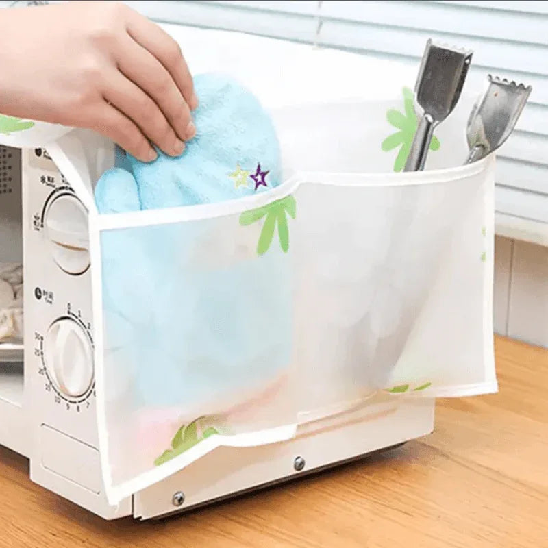 Microwave oven cover with pockets - Prozone