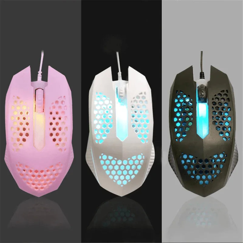 L601 luminous color usb fashion wired mouse - Prozone