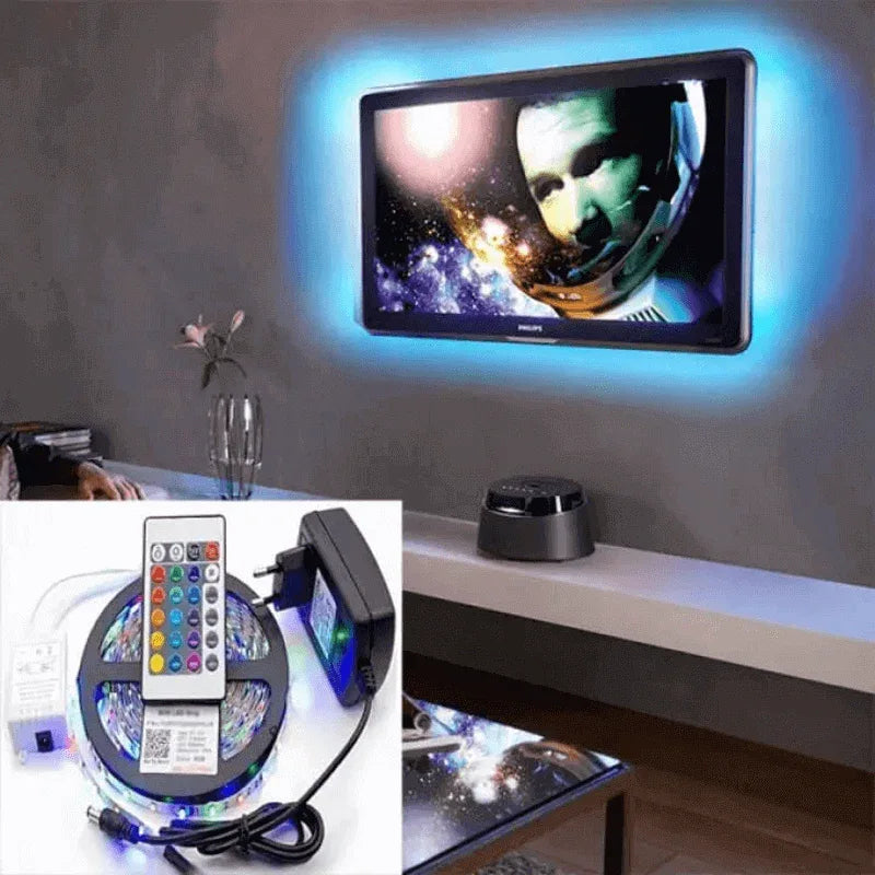 Flexible smd light strip with remote-15 feet - Prozone