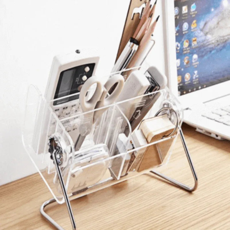 Acrylic cosmetic organizer desk storage box - Prozone
