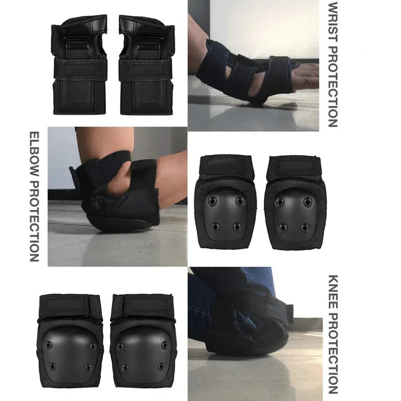 6pcs cycling skating protective gear pads - Prozone