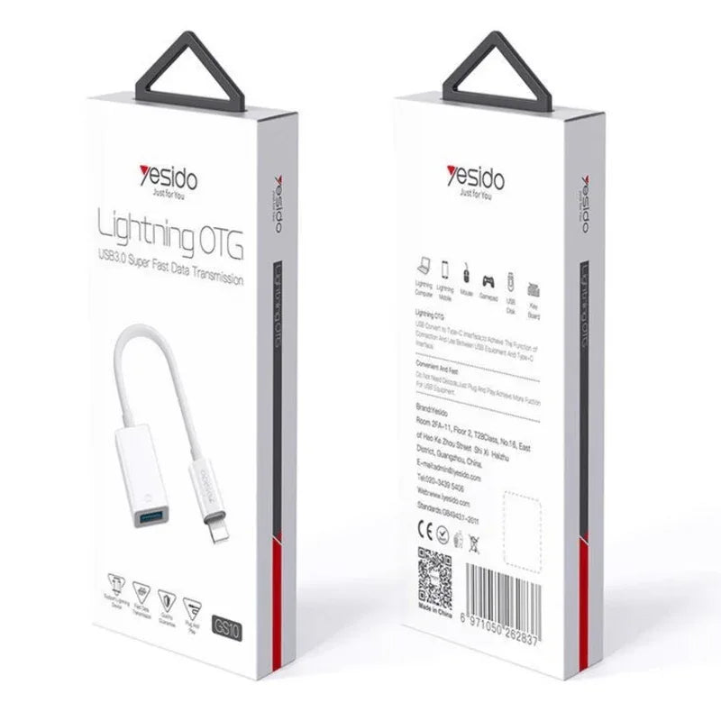 Yesido gs10 lightning usb adapter converter - Prozone