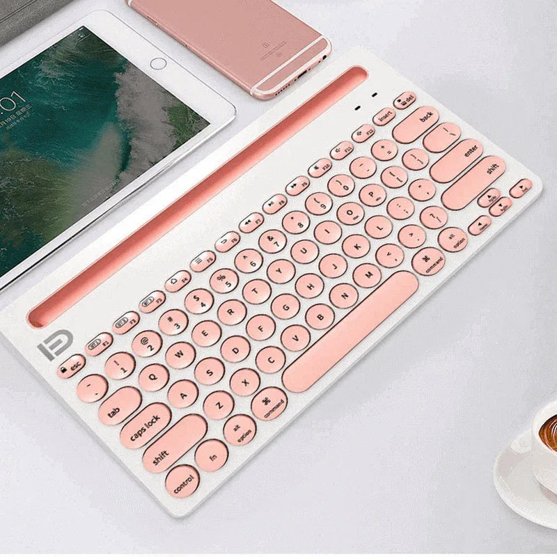 Wireless keyboard with tablet holder 79 keys - Prozone