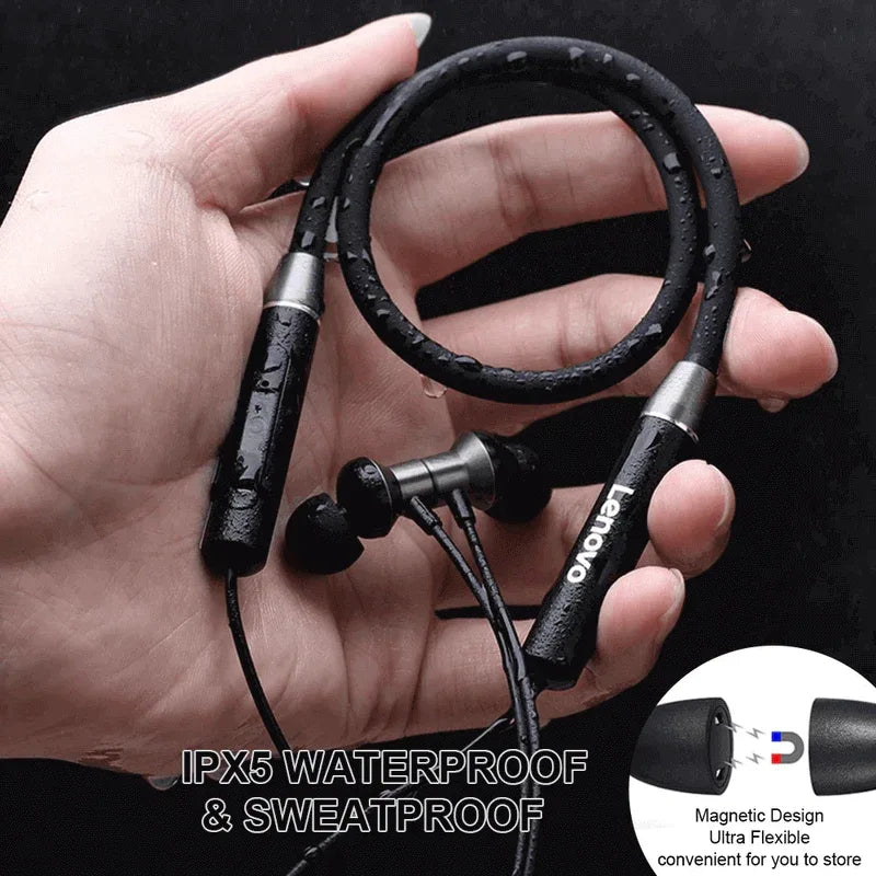 Lenovo neckband wireless headphones he05 - Prozone
