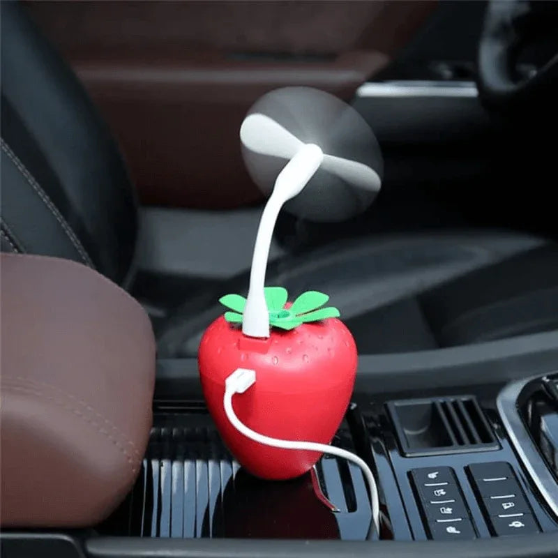 Mini strawberry usb humidifier with night light - Prozone