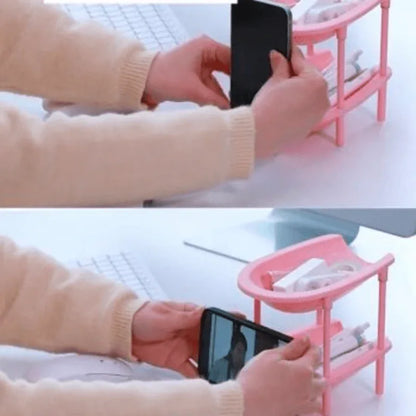 2 tier shelf desktop organizer - Prozone