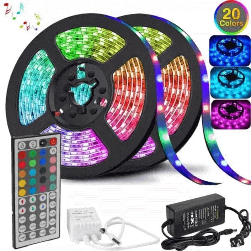 Flexible smd light strip with remote-15 feet - Prozone