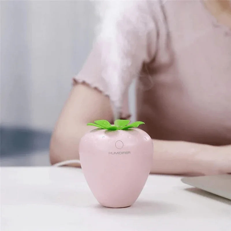 Mini strawberry usb humidifier with night light - Prozone