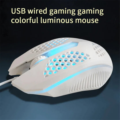 L601 luminous color usb fashion wired mouse - Prozone