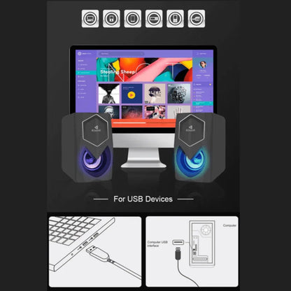 Kisonli multimedia usb loudspeaker l 1020 - Prozone