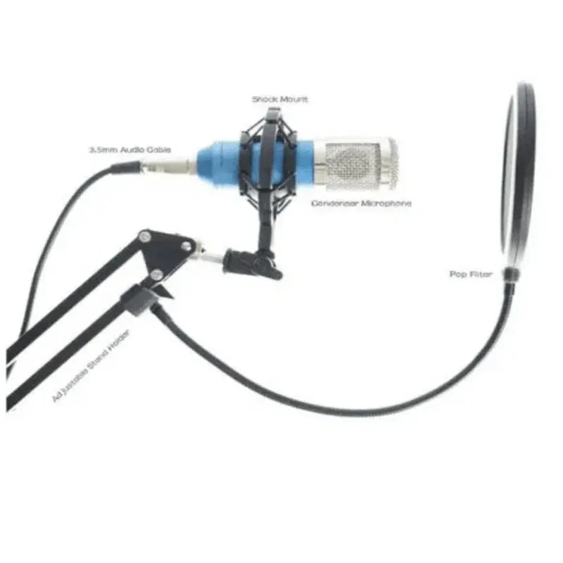 Condenser microphone pro studio mic kit bm 800 - Prozone
