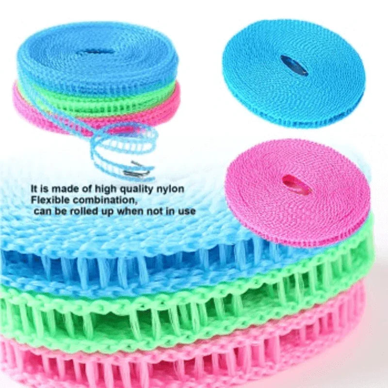 Windproof nylon clothesline outdoor drying - Prozone