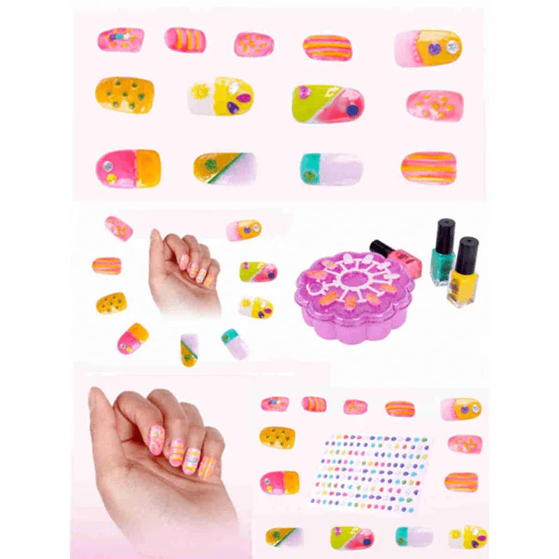 Nail art studio girls sparkling nail kit - Prozone