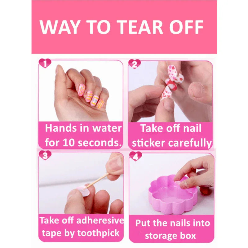Nail art studio girls sparkling nail kit - Prozone