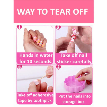 Nail art studio girls sparkling nail kit - Prozone