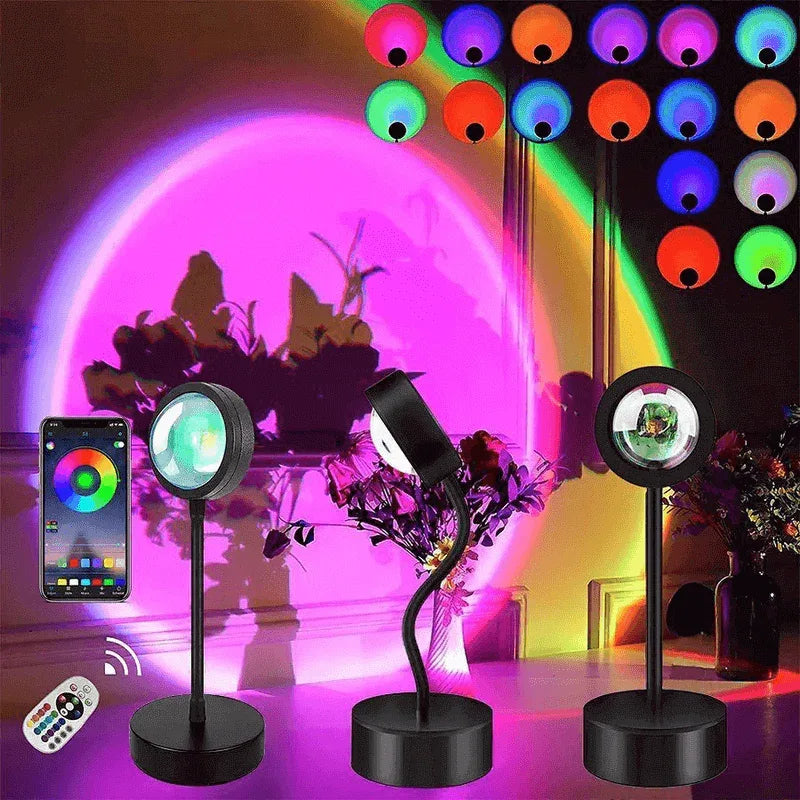 Rgb sunset lamp projection led night light - Prozone