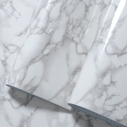 Self adhesive furniture sticker (white marble) - Prozone