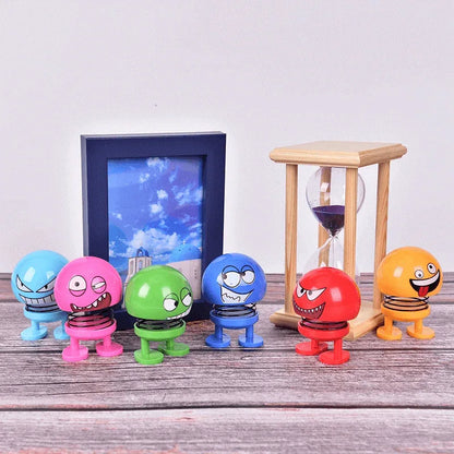 2 pcs funny shaking head bouncing car pendant doll - Prozone