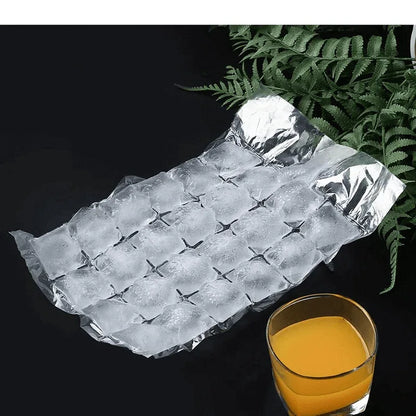 Pack of 10 self seal 24 grid kitchen ice bag - Prozone
